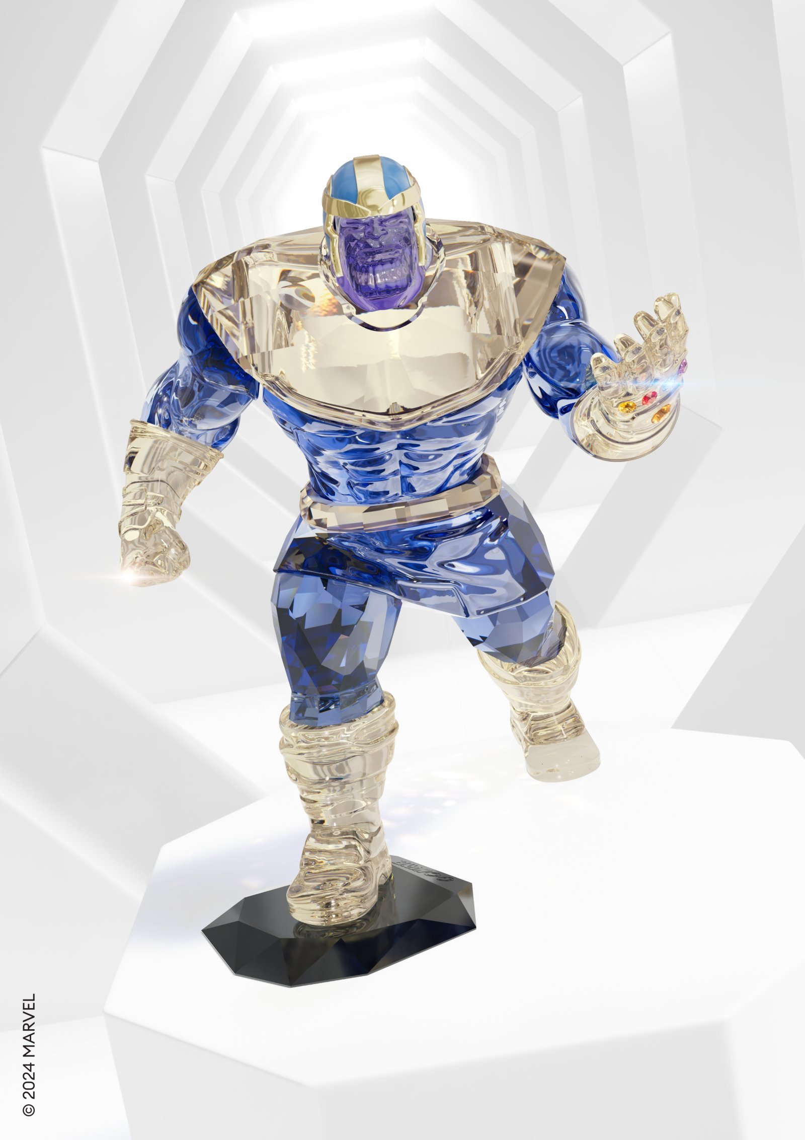アメコミヒーローがクリスタルの豪華なフィギュアに！MARVEL x